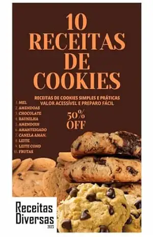 10 RECEITAS DE COOKIES – DIVERSOS – RECEITAS DIVERSAS 2023