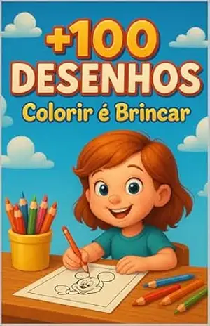 + 100 desenhos: Colorir é Brincar – Nina  Arco-Íris