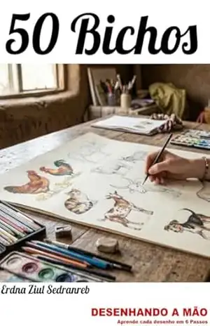 50 Bichos – DESENHANDO À MÃO: Aprende cada desenho em 6 Passos (DESENHANDO A MÃO) – ERDNA ZIUL SEDRANREB