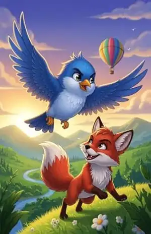 A Aventura do Pássaro Azul e a Raposa Curiosa (Amigos da Floresta) - Roger Martins