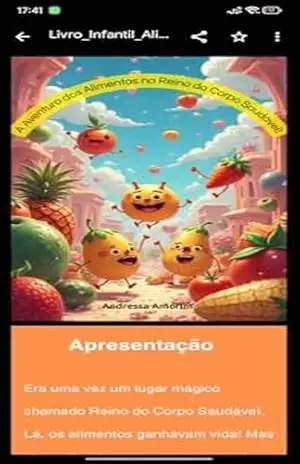 A aventura dos alimentos no reino do corpo saudável – Andressa  Amorim