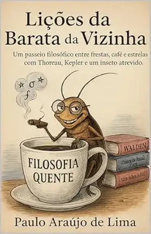 A Barata da Vizinha: Um passeio filosófico entre frestas, café e estrelas com Thoreau, Kepler e um inseto atrevido. – Paulo Araújo de Lima