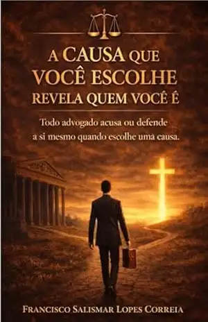 A causa que você escolhe revela quem você é: Todo advogado acusa ou defende a si mesmo quando escolhe uma causa – Francisco Salismar Lopes Correia