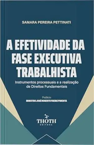 A efetividade da fase executiva trabalhista: instrumentos processuais e a realização de direitos fundamentais – Samara Pereira Pettinati