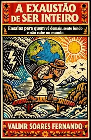 A exaustão de ser inteiro: Ensaios para quem vê demais, sente fundo e não cabe no mundo – Valdir  Soares Fernando