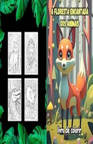 A FLORESTA ENCANTADA DOS ANIMAIS: Um livro para colorir e aprender sobre os animais da floresta – Daniel Dias