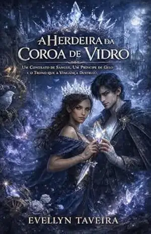 A Herdeira da Coroa de Vidro: Um Contrato de Sangue, Um Príncipe de Gelo e o Trono que a Vingança Destruiu. – Evellyn Taveira