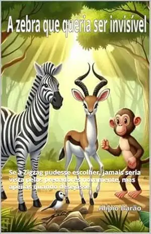 A zebra que queria ser invisível: Se a Zigzag pudesse escolher, jamais seria vista pelos predadores novamente, mas apenas quando desejasse. – Alípio Barão