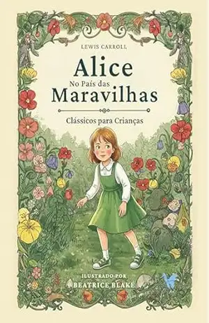Alice no País das Maravilhas (Com Ilustração de Beatrice Blake): Clássicos para Crianças (Borboleta Azul – Meus Primeiros Clássicos) – Lewis Carroll