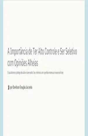 ALTO CONTROLE - DAVIDSON COSTA