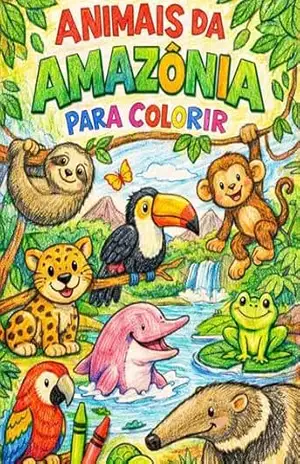 ANIMAIS DA AMAZÔNIA PARA COLORIR. - SÉRGIO DE FARIAS