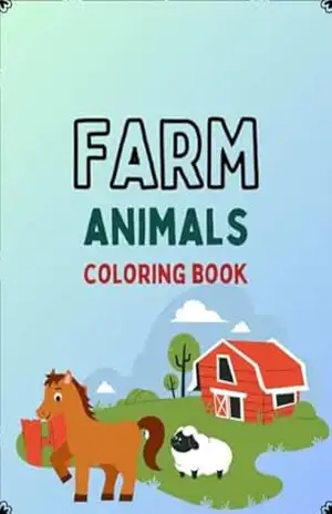 Animais da fazenda: Livro de colorir – Victoria Maria Freitas  Costa