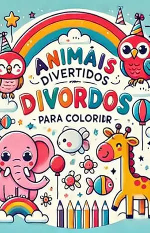 Animais Divertidos Para Colorir - Camila  Cristina