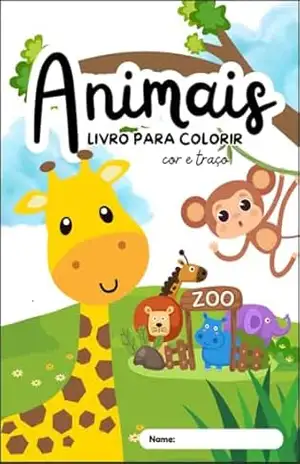 Animais Livro para colorir – Lucas Buga