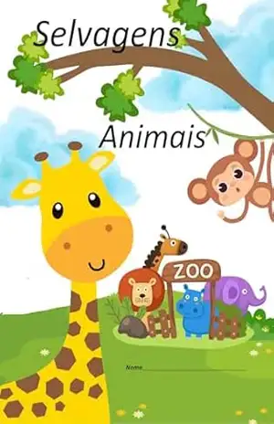 Animais selvagens: colorir e traçar - Deborah  Lopes