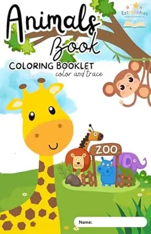 Animals Book: Colorindo e tracejando – Thayse Cangucu
