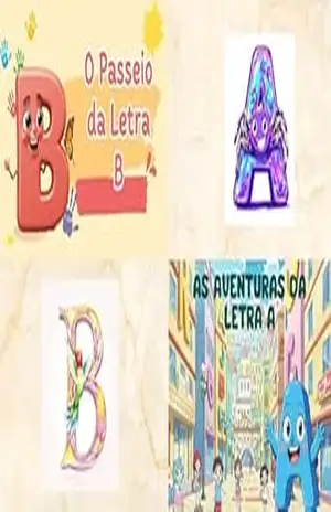 As aventuras das letras A e B – luiz rodrigues