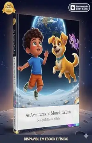 As Aventuras no Mundo da Lua: O menido e seu cachorro viajam para a Lua em uma grande aventura - agnelo junior