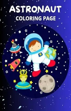 Astronauta: página para colorir – Renata  Freire