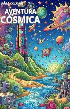 AVENTURA CÓSMICA: Para Colorir - KARIANE DAMASCENO