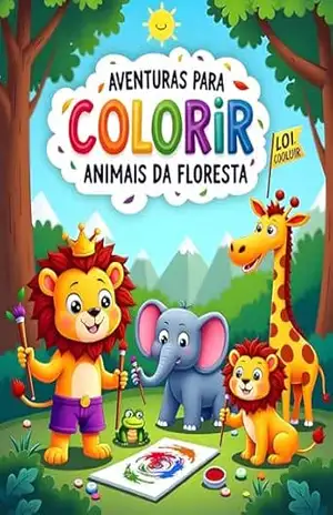 Aventuras para Colorir: Animais da Floresta: Revista infantil para colorir – Rogério Balassiano