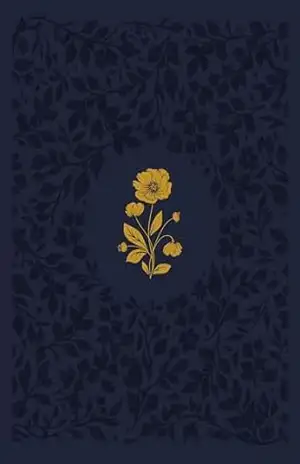 Bíblia ACF com espaço para anotações, Capa luxo azul com flores em baixo relevo, Leitura Perfeita – Thomas Nelson Brasil