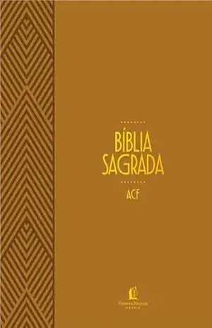 Bíblia ACF com Espaço para Anotações, Leitura Perfeita, Capa luxo marrom – Thomas Nelson Brasil