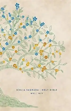 Bíblia Bilíngue NVI/NIV, Português/Inglês, Capa luxo Bege, Leitura Perfeita – Thomas Nelson Brasil