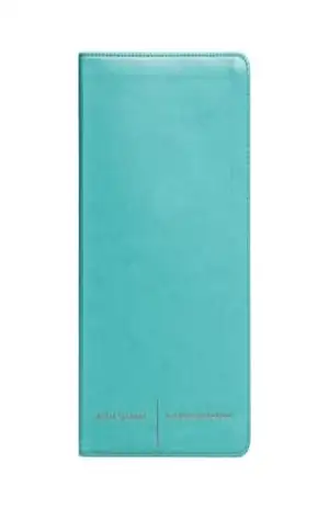 Bíblia Sagrada, Capa luxo verde água, Slim: Nova Versão Internacional – Thomas Nelson Brasil