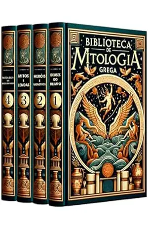 Biblioteca de Mitologia Grega: 4 Livros: Uma Jornada pelos Mitos Gregos: Explorando a Mitologia Grega: Fábulas e Verdades da Grécia Antiga – Nathaniel MacCarter