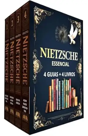 Biblioteca Nietzsche Essencial – 4 Livros + 4 Originais do autor: Guias de Leitura + Assim Falou Zaratustra – Além do Bem e do Mal – Genealogia da Moral – A Gaia Ciência – Friedrich Nietzsche