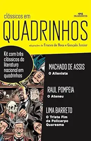 Box Clássicos em Quadrinhos: 3 volumes - Machado de Assis
