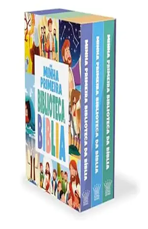 Box Minha Primeira Biblioteca da Bíblia – Coleção com 3 Livrinhos – King Books