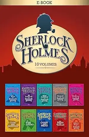 Box Sherlock Holmes com 10 livros – Arthur Conan Doyle