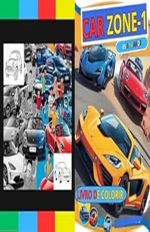 Car Zone 01 Livro Para Colorir: Livro para crianças colorirem – Robson Gomes Da Silva  Robinho Cimini