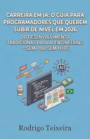 Carreira em IA: O Guia para Programadores que Querem Subir de Nível em 2026: Do Desenvolvimento Tradicional para AI Engineering — Sem PhD, Sem Hype (Carreira Tech Anti–Frágil) – Rodrigo Teixeira