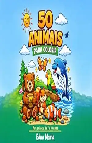 Cinquenta animais para colorir – Edna  Maria