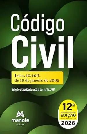 Código civil: lei n. 10.406, de 10 de janeiro de 2002 – Editoria Jurídica da Editora Manole