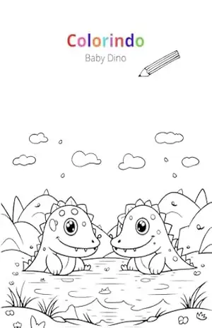 Colorindo Baby Dino – Dino Boy