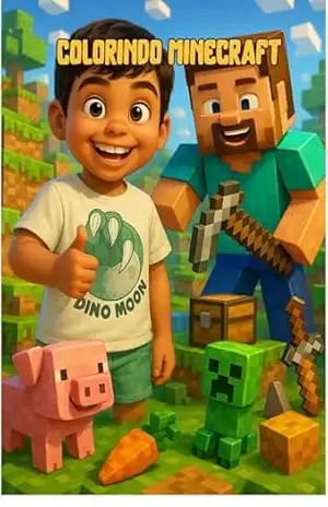 Colorindo minecraft - Fabiana Mix