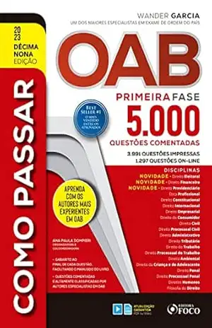 Como passar OAB Primeira Fase: 5.000 questões – Wander Garcia