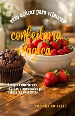 Confeitaria Mágica: 35 Receitas Deliciosas e Zero Açúcar para Crianças (Cozinha do Afeto (Volume 1)) – Alice  Fontes