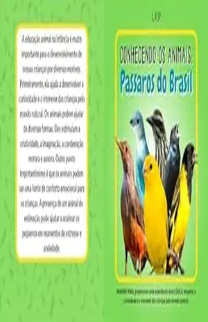 CONHECENDO OS ANIMAIS: Pássaros do Brasil – Leonardo R Pereira