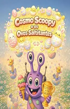 Cosmo Scoopy e os Ovos Saltitantes: Uma aventura de Páscoa divertida e cheia de surpresas para pequenos exploradores (cosmo–scoopy (edição em português) Livro 6) – Shigeki ito