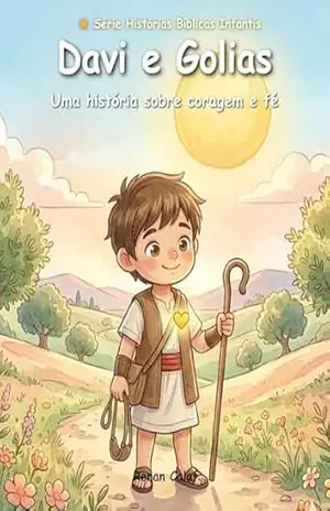 Davi e Golias: Uma História Bíblica Infantil sobre Coragem: História bíblica infantil sobre coragem e fé para crianças – livro ilustrado com leitura fácil (Histórias Bíblicas Infantis 3) - Renan Calaf