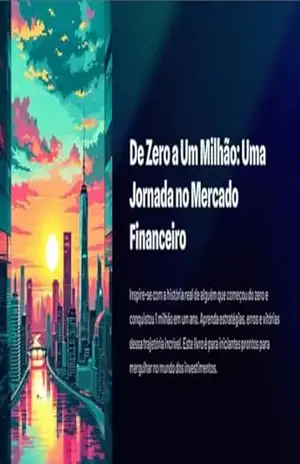 Descrição do Livro – De Zero a Um Milhão: Uma Jornada no Mercado Financeiro – ALEXANDRE BERTIER