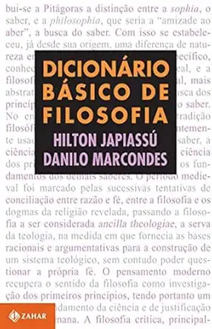 Dicionário básico de filosofia – Hilton Japiassú