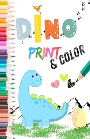 Dino Print & Color – Vinicius Burgos