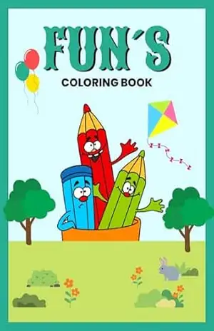 Ebook! Fun´s, Livro para Colorir Educacional, Divertido: Fun´s, Livro para Colorir, divirta–se e aprenda as cores e palavras. - Rian Dias R
