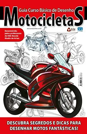 Guia Curso Básico de Desenho – Motocicletas – On Line Editora